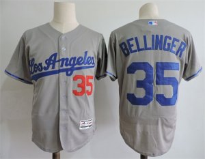 Dodgers #35 Cody Bellinger Gray Flexbase Jersey