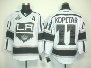 nhl jerseys los angeles kings #11 kopitar white-black[2012 stanley cup champions]