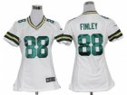 Nike Women Green Bay Packers #88 Jermichael Finley White Jerseys
