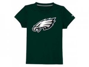 nike Philadelphia eagles Authentic logo youth T-Shirt dk.green