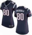 Women Nike New England Patriots #80 Danny Amendola Navy Blue jerseys