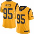 Mens Nike Los Angeles Rams #95 William Hayes Limited Gold Rush NFL Jersey