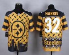 Nike Pittsburgh Steelers #32 Franco Harris yellow Jerseys(Style Noble Fashion Elite)