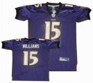 nfl Baltimore Ravens #15 LaQuan Williams purple