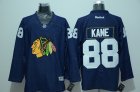 NHL Chicago Blackhawks #88 Patrick Kane blue Jerseys(Denim)