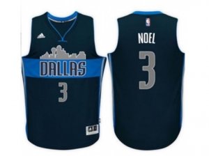 Mens Dallas Mavericks #3 Nerlens Noel adidas Navy Swingman Alternate Jersey