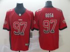 Nike 49ers #97 Nick Bosa Red Drift Fashion Limited Jersey