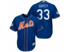 Mens New York Mets #33 Matt Harvey 2017 Spring Training Cool Base Stitched MLB Jersey
