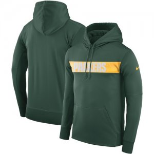 Green Bay Packers Nike Sideline Team Performance Pullover Hoodie Green