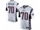 Men Nike New England Patriots #70 Adam Butler Game White NFL Jersey