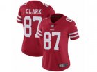 Women Nike San Francisco 49ers #87 Dwight Clark Vapor Untouchable Limited Red Team Color NFL Jersey