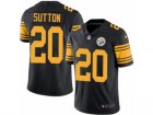 Mens Nike Pittsburgh Steelers #20 Cameron Sutton Limited Black Rush NFL Jersey
