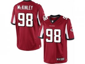 Mens Nike Atlanta Falcons #98 Takkarist McKinley Limited Red Team Color NFL Jersey