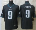 Nike Philadelphia Eagles #9 Foles Black Jerseys(Limited)