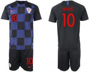 Croatia 10 MODRIC Away 2018 FIFA World Cup Soccer Jersey