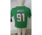 Nike kids jerseys miami dolphins #91 wake green[nike]