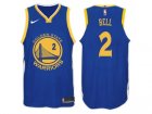 Nike NBA Golden State Warriors #2 Jordan Bell Jersey 2017-18 New Season Blue Jersey