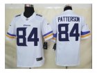 Nike NFL Minnesota Vikings #84 Cordarrelle Patterson white Jerseys[Limited]