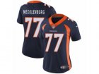 Women Nike Denver Broncos #77 Karl Mecklenburg Vapor Untouchable Limited Navy Blue Alternate NFL Jersey