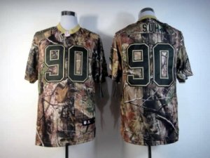 Nike NFL Detroit Lions #90 Ndamukong Suh camo jerseys[Elite]