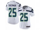 Women Nike Seattle Seahawks #25 Richard Sherman Vapor Untouchable Limited White NFL Jersey
