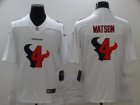 Nike Texans #4 Deshaun Watson White Shadow Logo Limited Jersey