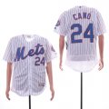 Mets #24 Robinson Cano White Flexbase Jersey