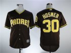 San Diego Padres #30 Eric Hosmer Brown Alternate Cool Base Jersey