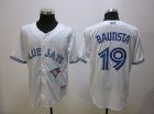 mlb Toronto Blue Jays #19 Bautista white