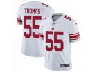 Mens Nike New York Giants #55 J.T. Thomas Vapor Untouchable Limited White NFL Jersey