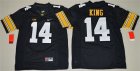 Iowa Hawkeyes #14 Desmond King Black College Football Jersey