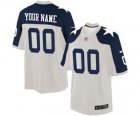 Men's Dallas Cowboys Nike Thankgivings White Custom Game Jersey