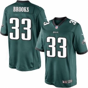 Mens Nike Philadelphia Eagles #33 Ron Brooks Limited Midnight Green Team Color NFL Jersey