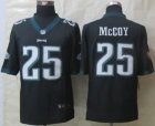 Nike Philadelphia Eagles #25 McCoy Black Jerseys(Limited)