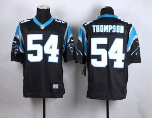 Nike Carolina Panthers #54 Shaq Thompson black jerseys(Elite)