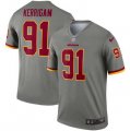 Nike Redskins #91 Ryan Kerrigan Gray Inverted Legend Jersey