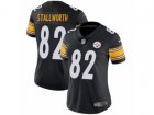 Women Nike Pittsburgh Steelers #82 John Stallworth Vapor Untouchable Limited Black Team Color NFL Jersey