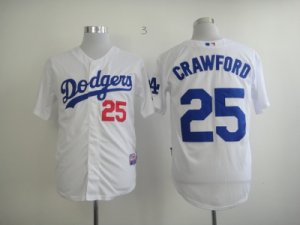 mlb jerseys los angeles dodgers #25 crowford white