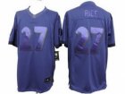 Nike Baltimore Ravens #27 Ray Rice Purple Jerseys(Drenched Limited)