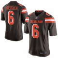 Mens Nike Cleveland Browns #6 Cody Kessler Limited Brown Team Color NFL Jersey