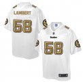 Nike Pittsburgh Steelers #58 Jack Lambert White Men NFL Pro Line Fashion Game Jersey