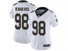 Women Nike New Orleans Saints #98 Sheldon Rankins Vapor Untouchable Limited White NFL Jersey