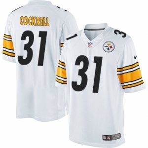 Mens Nike Pittsburgh Steelers #31 Ross Cockrell Limited White NFL Jersey