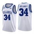 Villanova Wildcats #34 Tim Delaney White College Basketball Jersey