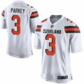 Men's Nike Cleveland Browns #3 Cody Parkey Game White NFL Jersey