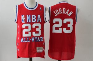 nba chicago Bulls # 23 Michael Jordan Red 1989 All-Star Hardwood Classics Jersey