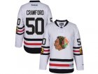 Men's Reebok Chicago Blackhawks #50 Corey Crawford 2017 Winter Classic White Stitched NHL Jersey