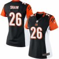 Women's Nike Cincinnati Bengals #26 Josh Shaw Limited Black Team Color NFL Jersey