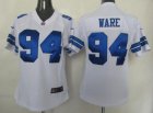 nike women nfl jerseys dallas cowboys #94 ware white