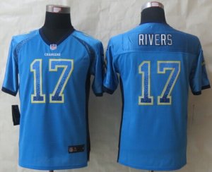 Youth 2014 New Nike San Diego Charger #17 Rivers blue Jerseys(Drift Fashion)